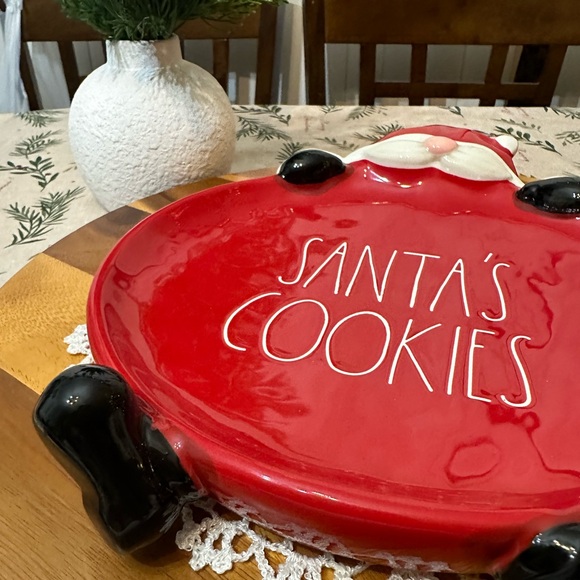 🛑SOLD‼️ceramic “SANTA’S COOKIES” plate - Picture 5 of 7